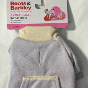 Boots & Barkley Extra Small Grey and off-white Sweatshirt